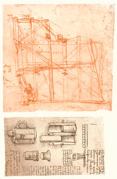 Two Drawings, c1472-c1519 1883 by Leonardo da Vinci