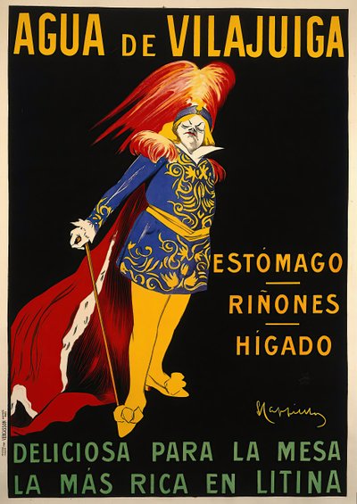 Agua de Vilajuïga, c. 1912 by Leonetto Cappiello