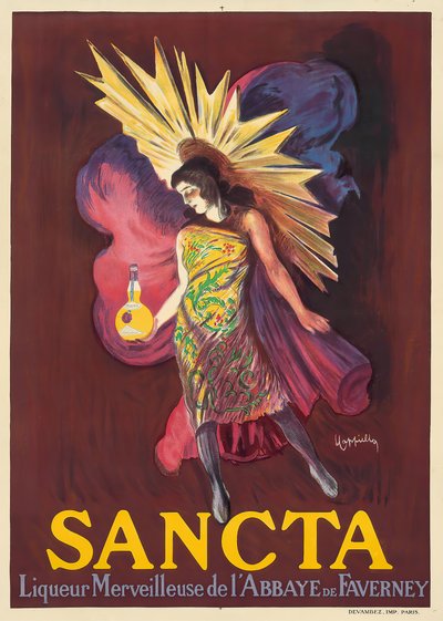 Sancta, 1925 by Leonetto Cappiello