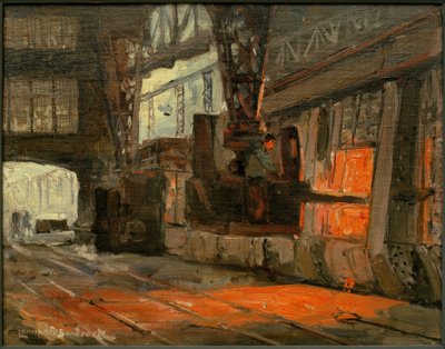 Siemens-Martin Furnace by Leonhard Sandrock