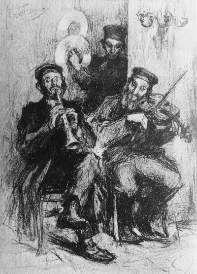 Jewish Musicians by Leonid Osipovic Pasternak