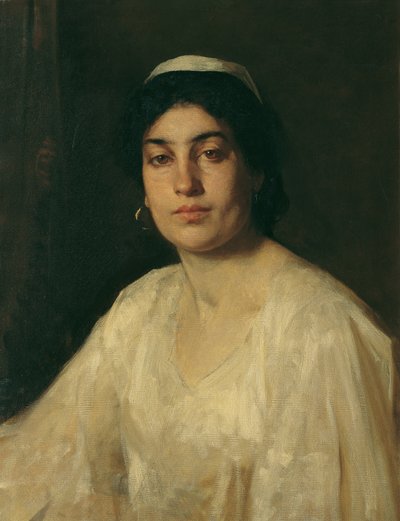 Portrait of an Egyptian Woman by Leopold Carl Muller