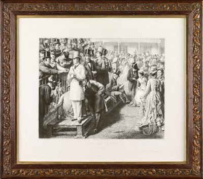 The Road to Ruin: Ascot by Leopold Flameng