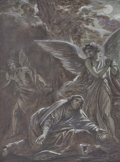 Christ on the Mount of Olives by Leopold Kupelwieser