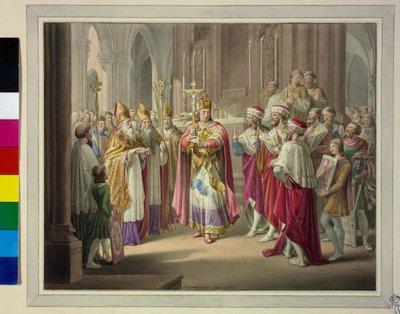 Election of King 1273 by Leopold Kupelwieser