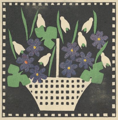 Basket of Flowers by Leopoldine Kolbe