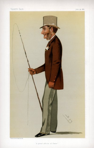 A Great Officer of State, 1881 by Leslie Matthew Ward