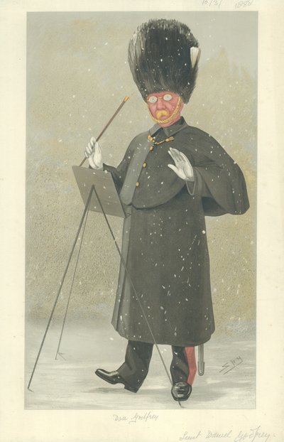 Lieutenant and Bandmaster Daniel Godfrey by Leslie Matthew Ward