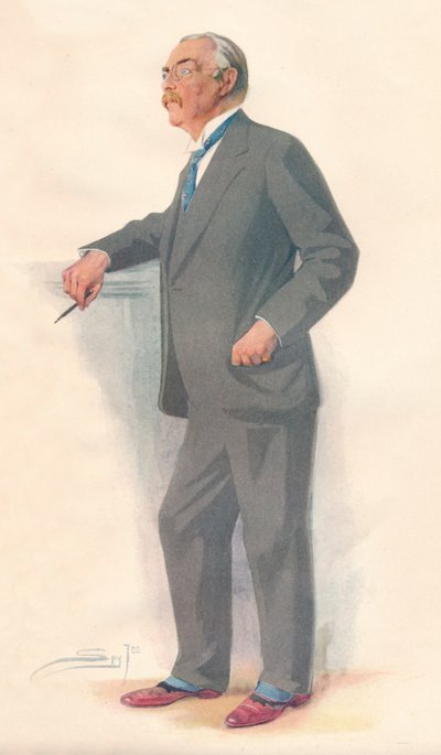 Sir Edmund Gosse by Leslie Matthew Ward