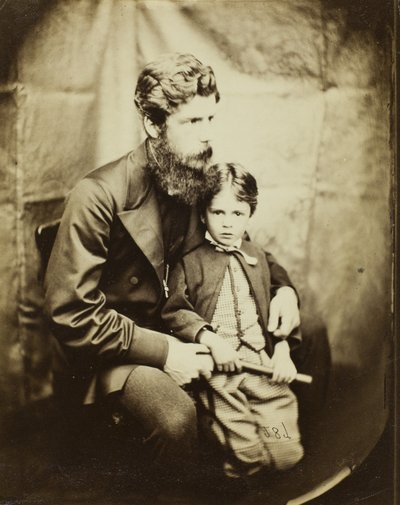 Rev. James Langton Clark and Son Charles by Lewis Carroll