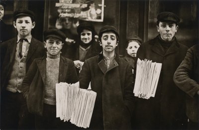Hartford Newsboys by Lewis Hine