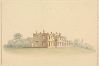 Design for a Tudoresque Villa by Lewis Vulliamy