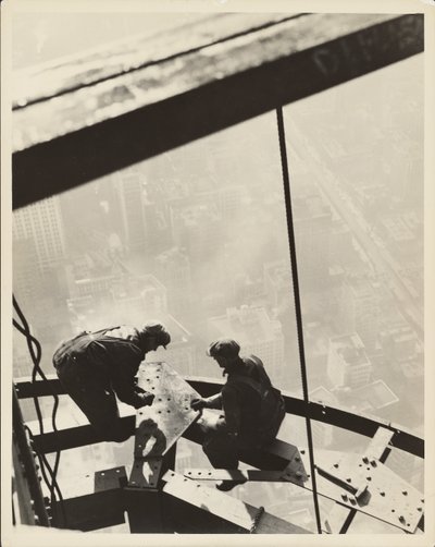 Empire State Building, New York by Lewis W. Hine