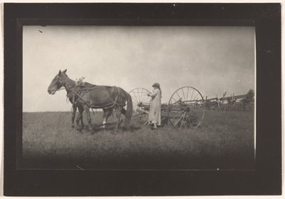 Farm Scene, Massachusetts by Lewis W. Hine
