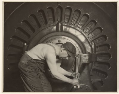 Power House Mechanic by Lewis W. Hine