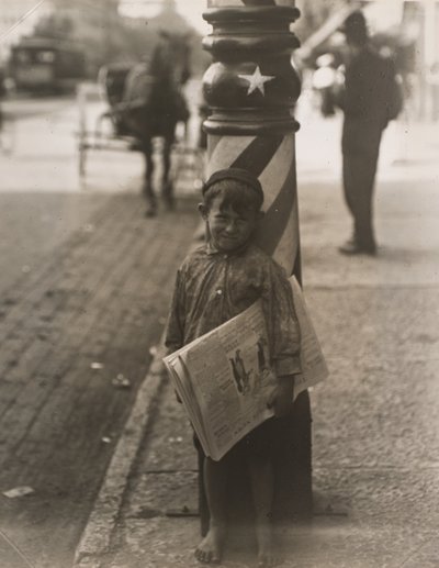 A Little Shaver, Indianapolis by Lewis Wickes Hine