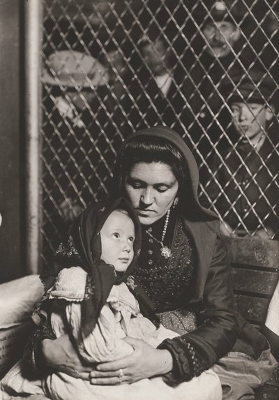 Immigrant Mother And Child by Lewis Wickes Hine