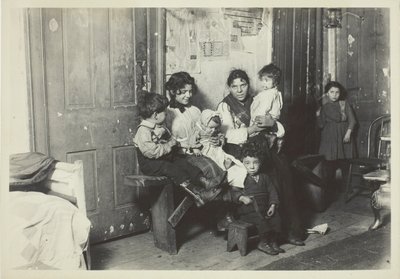 Italian Family, Chicago by Lewis Wickes Hine