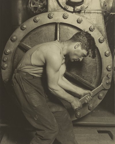 Mechanic and Steam Pump by Lewis Wickes Hine