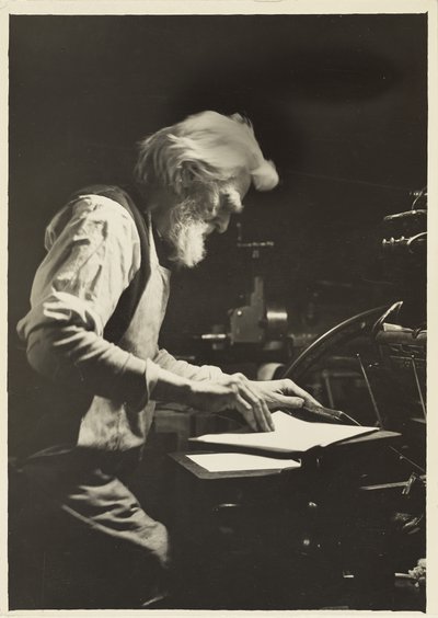 Printer in New York by Lewis Wickes Hine