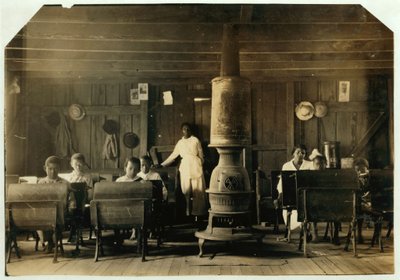 Segregated School at Anthoston, Kentucky by Lewis Wickes Hine