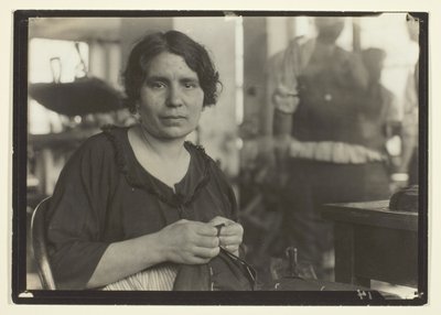Woman Garment Worker by Lewis Wickes Hine