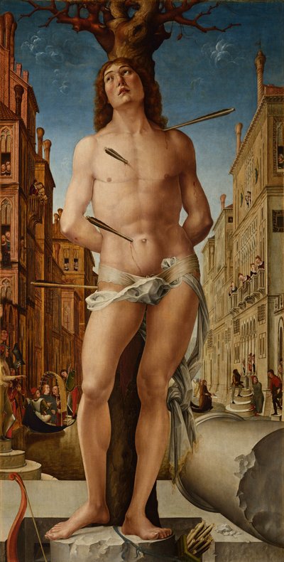 Saint Sebastian, 1495-c.1500 by Liberale