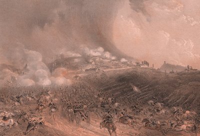 Attack by Piedmontese at San Martino, Lombardy by Unbekannt Unbekannt