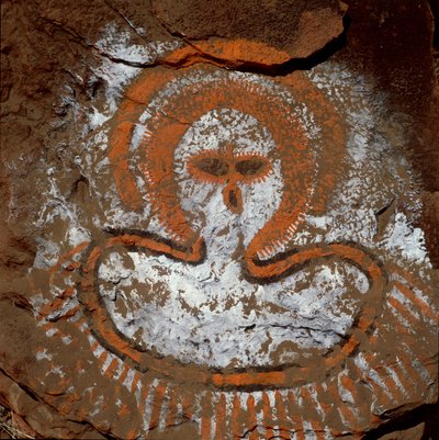 Depiction of Wandjina, Australia by Unbekannt Unbekannt