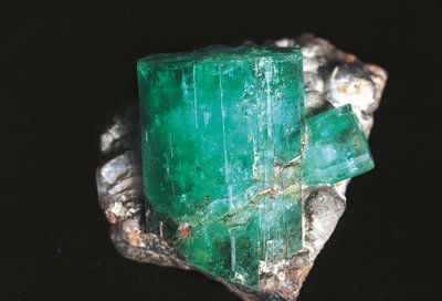 Emerald on gangue by Unbekannt Unbekannt