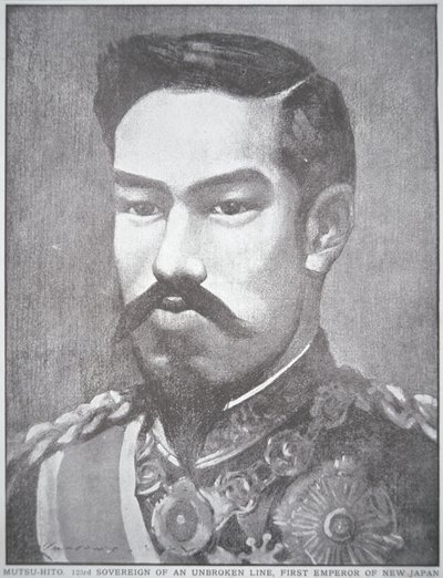 Emperor Mutsuhito of Japan by Unbekannt Unbekannt
