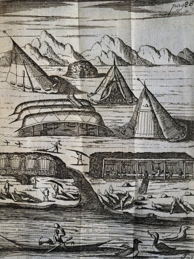 Eskimo Dwellings by Unbekannt Unbekannt