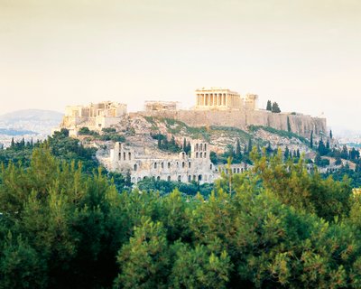 Greece, Attica, Acropolis of Athens Parthenon by Unbekannt Unbekannt