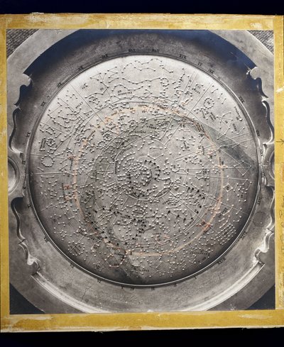 Photograph of a Chinese planisphere by Unbekannt Unbekannt