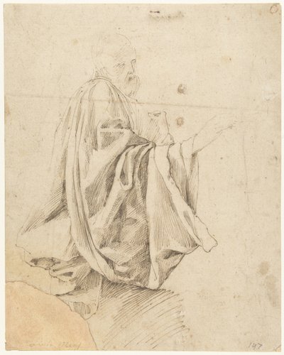 Study for a Kneeling Figure by Lieven Mehus
