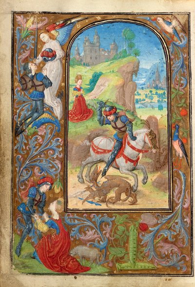 Saint George and the Dragon by Lieven van Lathem