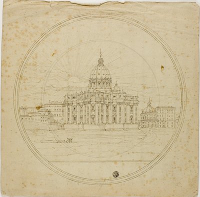 Exterior View of Apse, Saint Peter