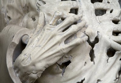 Flayed, or The Skeleton (detail) by Ligier Richier