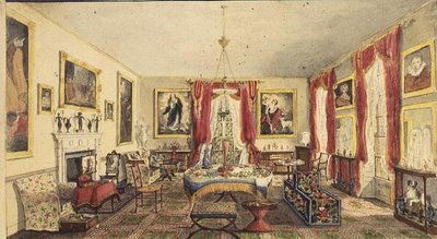 The Drawing Room at Aynhoe by Lili Cartwright