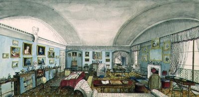 The Sitting Room at Aynhoe by Lili Cartwright
