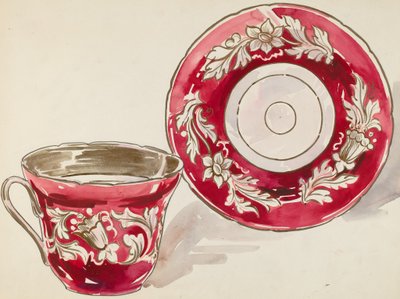 Cup and Saucer by Lillian Causey