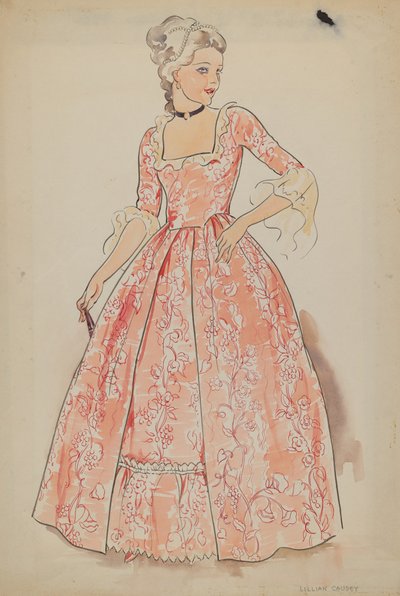 Dress, c. 1936 by Lillian Causey