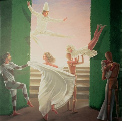 Berkley House Murals - 3 by Lincoln Seligman