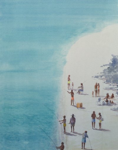 Birds-Eye Beach, 2000 by Lincoln Seligman