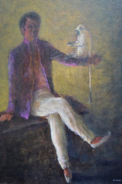 Boy and Monkey by Lincoln Seligman