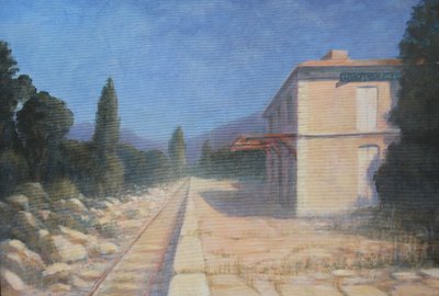 Entraigues Station, Provence by Lincoln Seligman