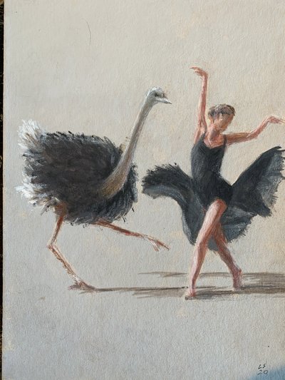 Pas de Deux 4 by Lincoln Seligman