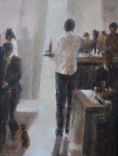 Piano Bar, Venice by Lincoln Seligman