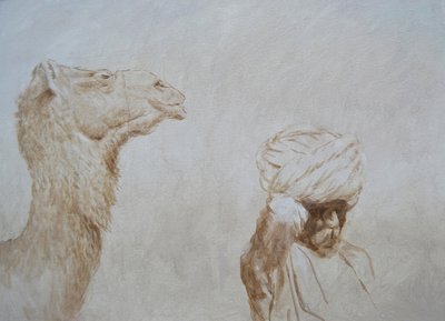 Rabari Leading Camel by Lincoln Seligman