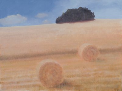 Two Hay Bales by Lincoln Seligman